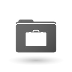 Isolated binder with  a breiefcase