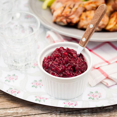 Cranberry Red Onion Sauce