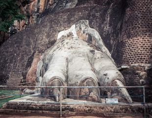 Sigiriya rock.