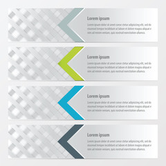 Fototapeta premium banner weave style Green, blue, gray color