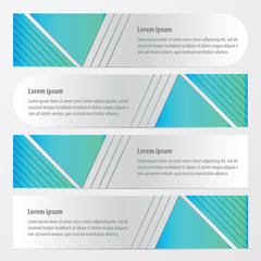 banner design blue color