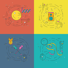 Obraz premium Gymnastics Flyer Concept