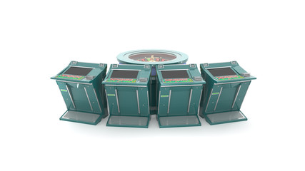 roulette 3d rendering