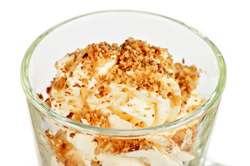 ice cream with nuts