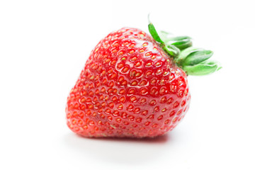strawberry on white background