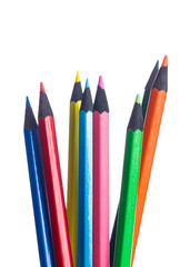 Fototapeta premium line of colored pencils
