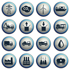 Industrial simply icons