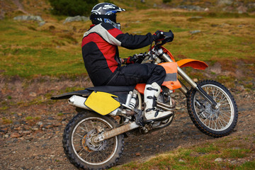 Naklejka premium motocross