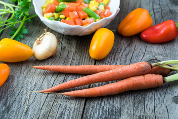 Ingredients for stuffed chicken.