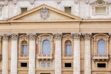 Detail of the Palace of the Vatican