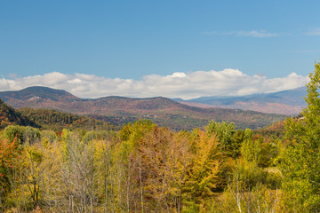 White mountain National forest in autumn, New  Hampshire