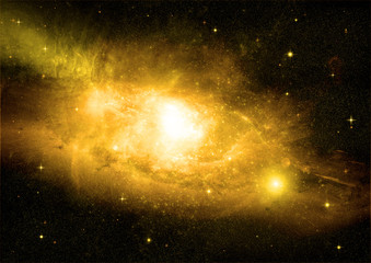 Obraz premium galaxy in a free space