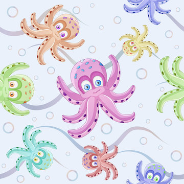Cute octopus pattern
