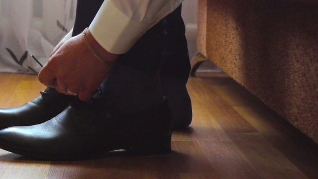 groom  dress shoes, male lace boots