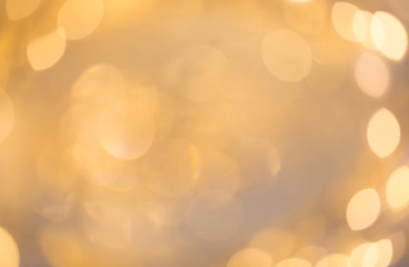 blurred beige holidays lights