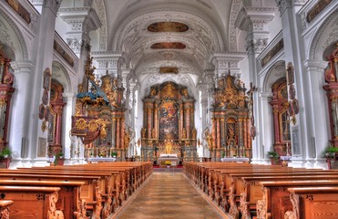 Fototapeta na wymiar Klosterkirche Irsee
