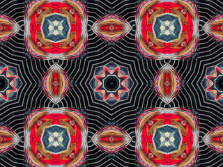 Kaleidoscopic pattern  texture