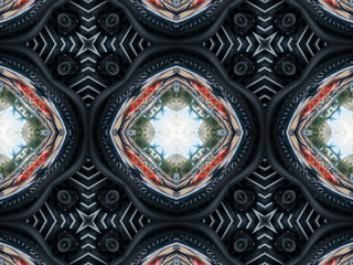 Kaleidoscopic pattern  texture