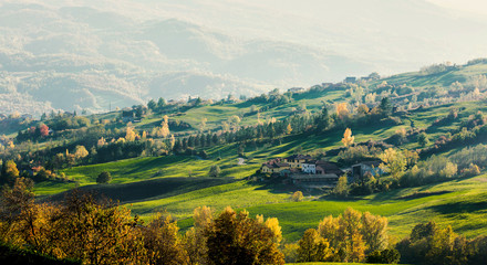 italian autumnal landscape