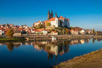 Spiegelung der Albrechtsburg