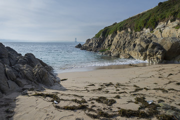 Fototapeta na wymiar Playa de los Moros (La Coruña, España).