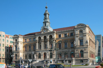 Fototapeta na wymiar Spain, Bilbao, city hall