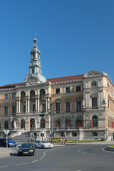 Fototapeta na wymiar City hall building in Bilbao, Spain