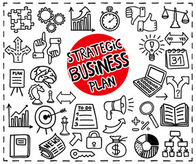 Strategic Business icons.