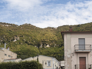 Fototapeta na wymiar Panorami di Frasso Telesino 