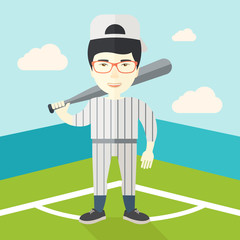 Baseball player on field.