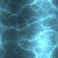 Energy, blue electric ray
