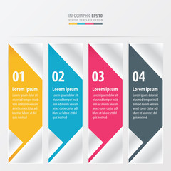 layout presentation design  yellow, blue, pink color