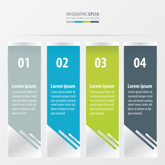 abstract banner design  Green, blue, gray color