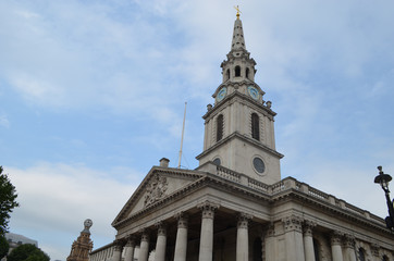 Fototapeta na wymiar Saint Martin-in-the-fields church Trafalgar Square, London