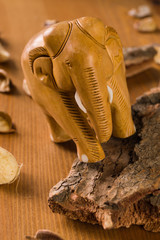 Wooden elephant