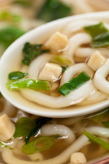 Miso Soup Bowl. Selective focus.