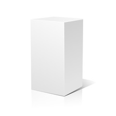 White 3D box 