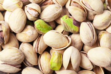 Pistachios fruit background