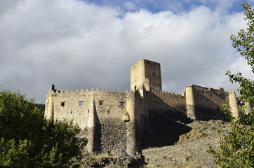 Fototapeta na wymiar Khertvisi fortress