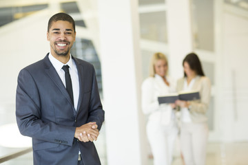 Young man in the office