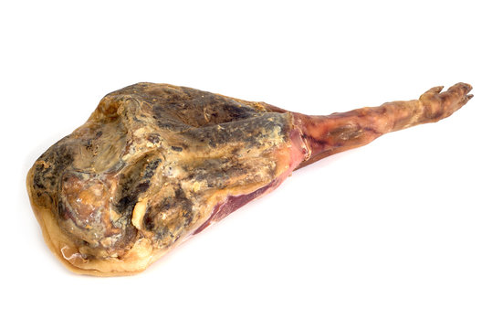a leg of spanish serrano ham