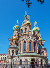 Fototapeta na wymiar The Church of the Savior on Spilled Blood, Saint Petersburg