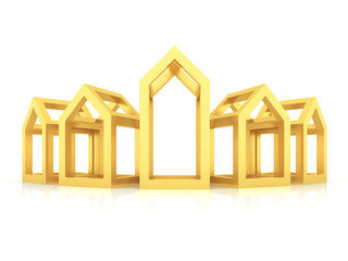 symbolic image of the golden building