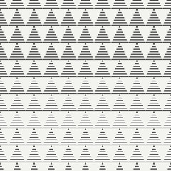 Geometric line monochrome abstract hipster seamless pattern with triangle. Wrapping paper. Scrapbook paper. Tiling. Vector illustration. Background. Graphic texture for your design, wallpaper