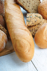 Assortment of bread