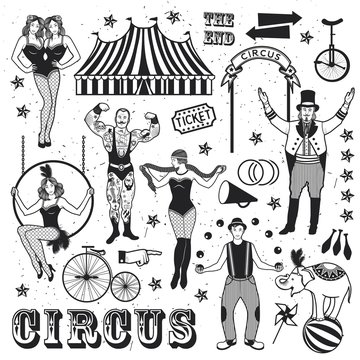 Pattern of the circus.