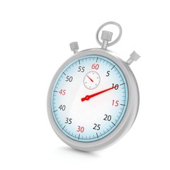 stopwatch 3d illustration