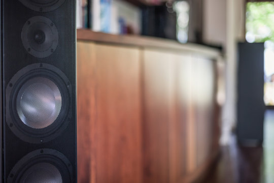 Closeup Of A Big Speaker