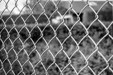 Fototapeta premium refugee of barbed wire