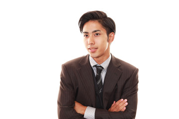 笑顔のビジネスマン